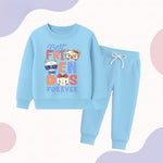 Best friend Forever Sky blue track suite