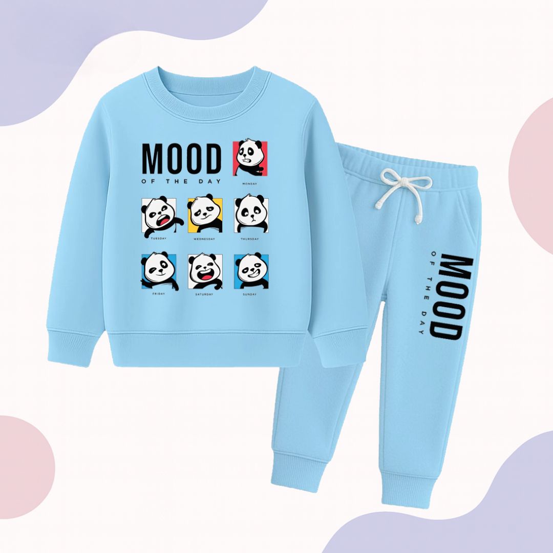 Mood Of the Day Sky blue track suite