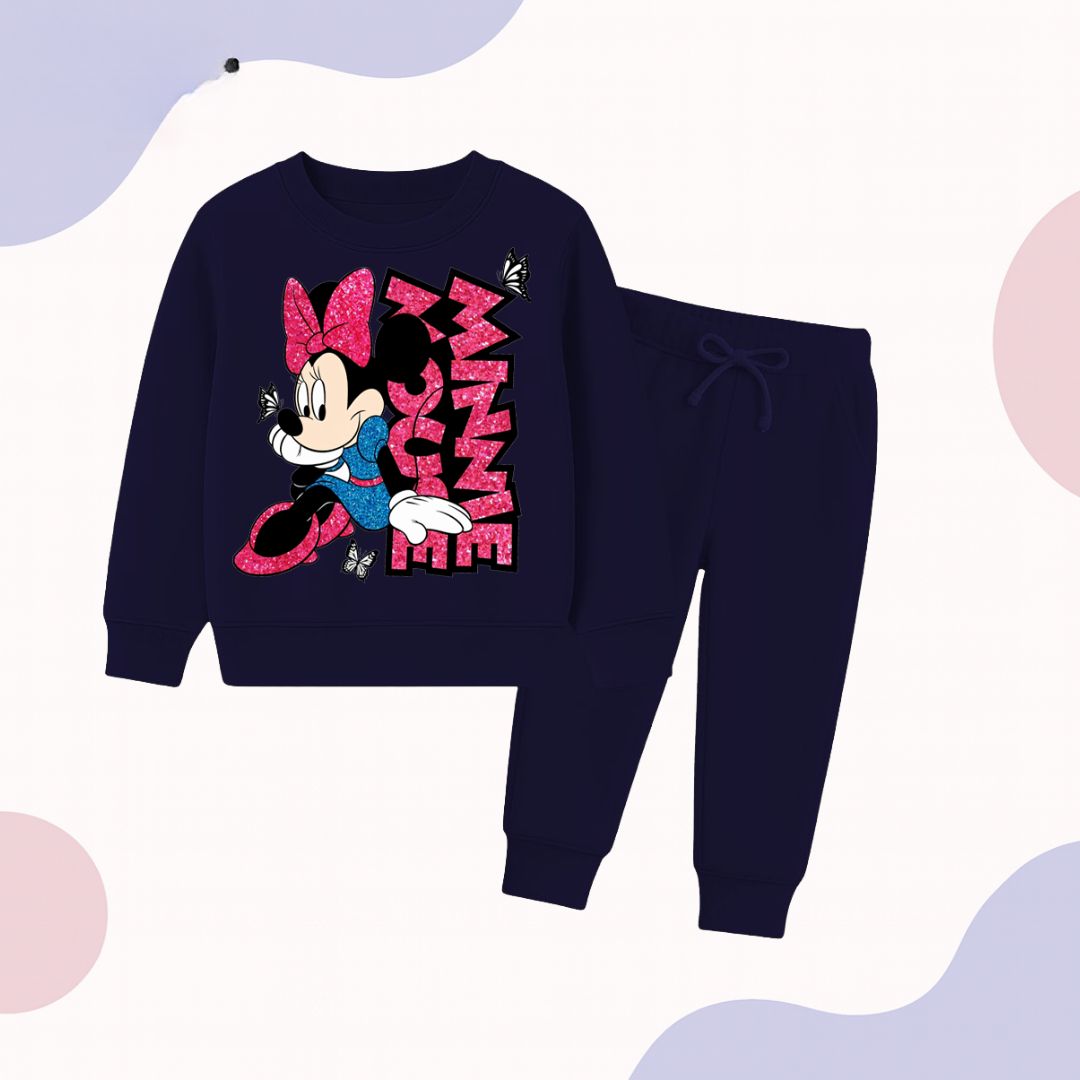Minnie Mouse Navy Blue Track suite for Girls