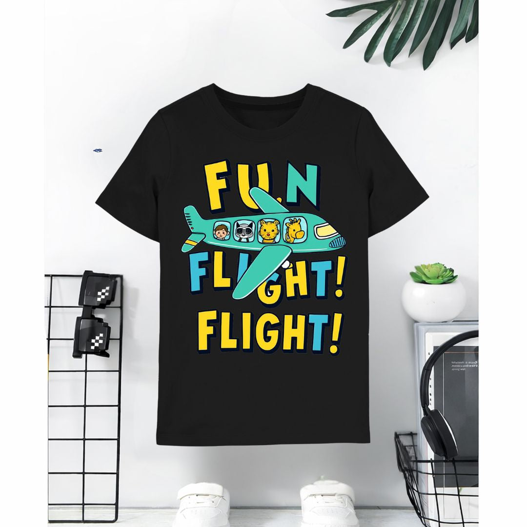 Fun Flight Black T-shirt