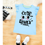 The Cute Printed sky blue for girls