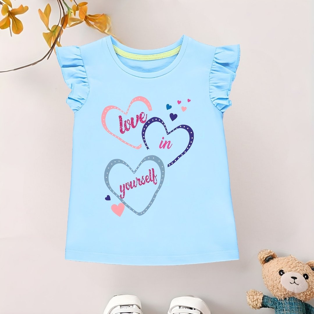 Love in yourself Sky T-shirt for girls