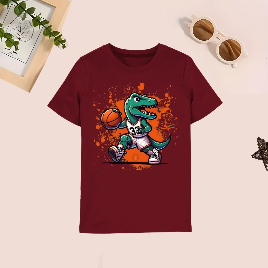 Dinosaurs Mahroon T-shirt