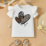The Love Printed Girls T-shirt