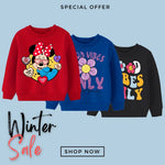 Pack of 3 Kids sweatshirts for girls