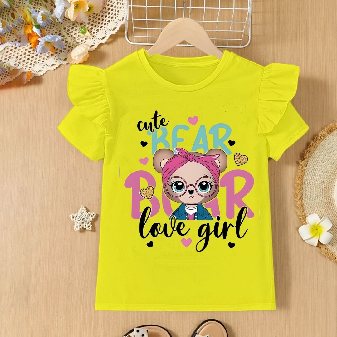 Bear girl Printed T-shirt
