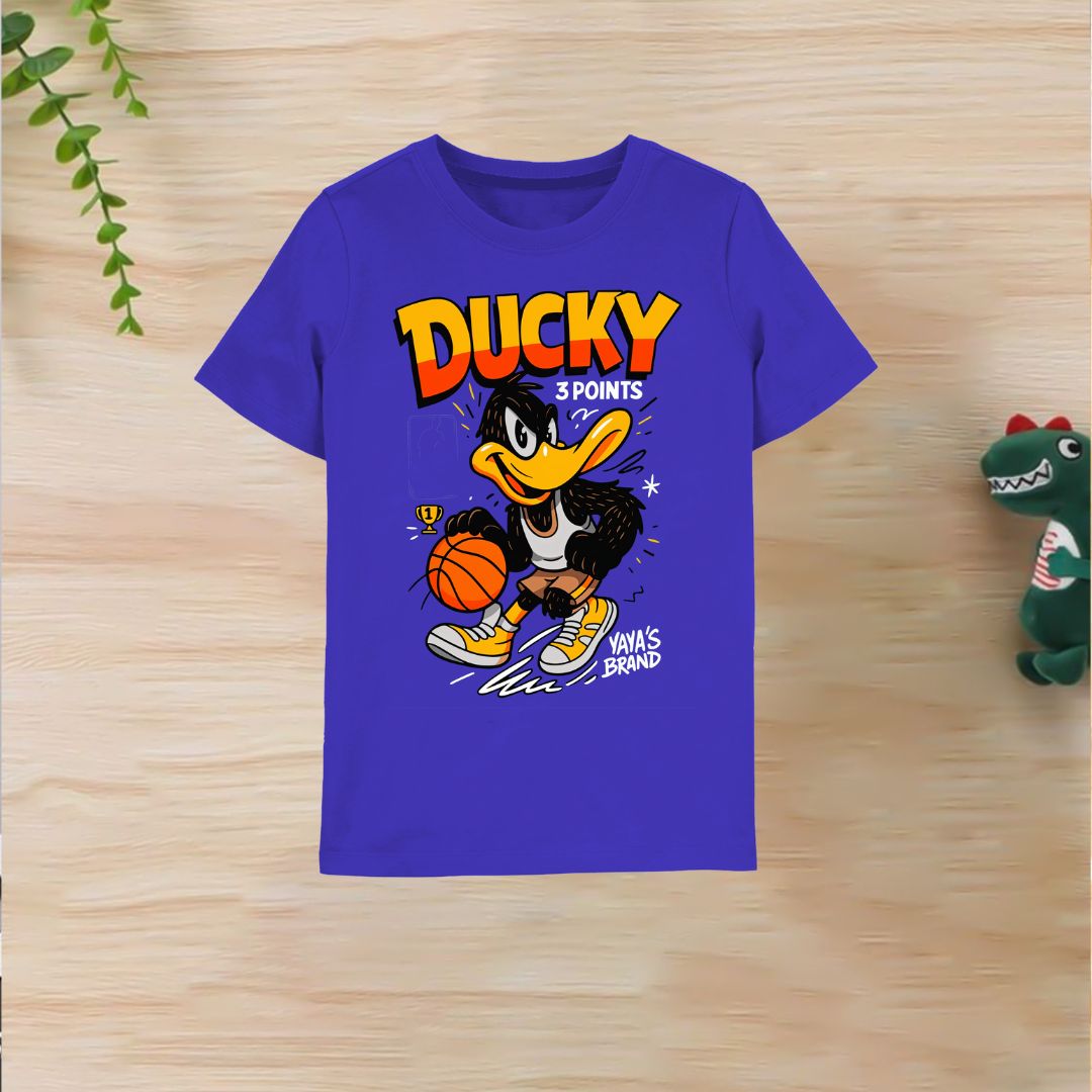 The Ducky royel blue shirt for kids