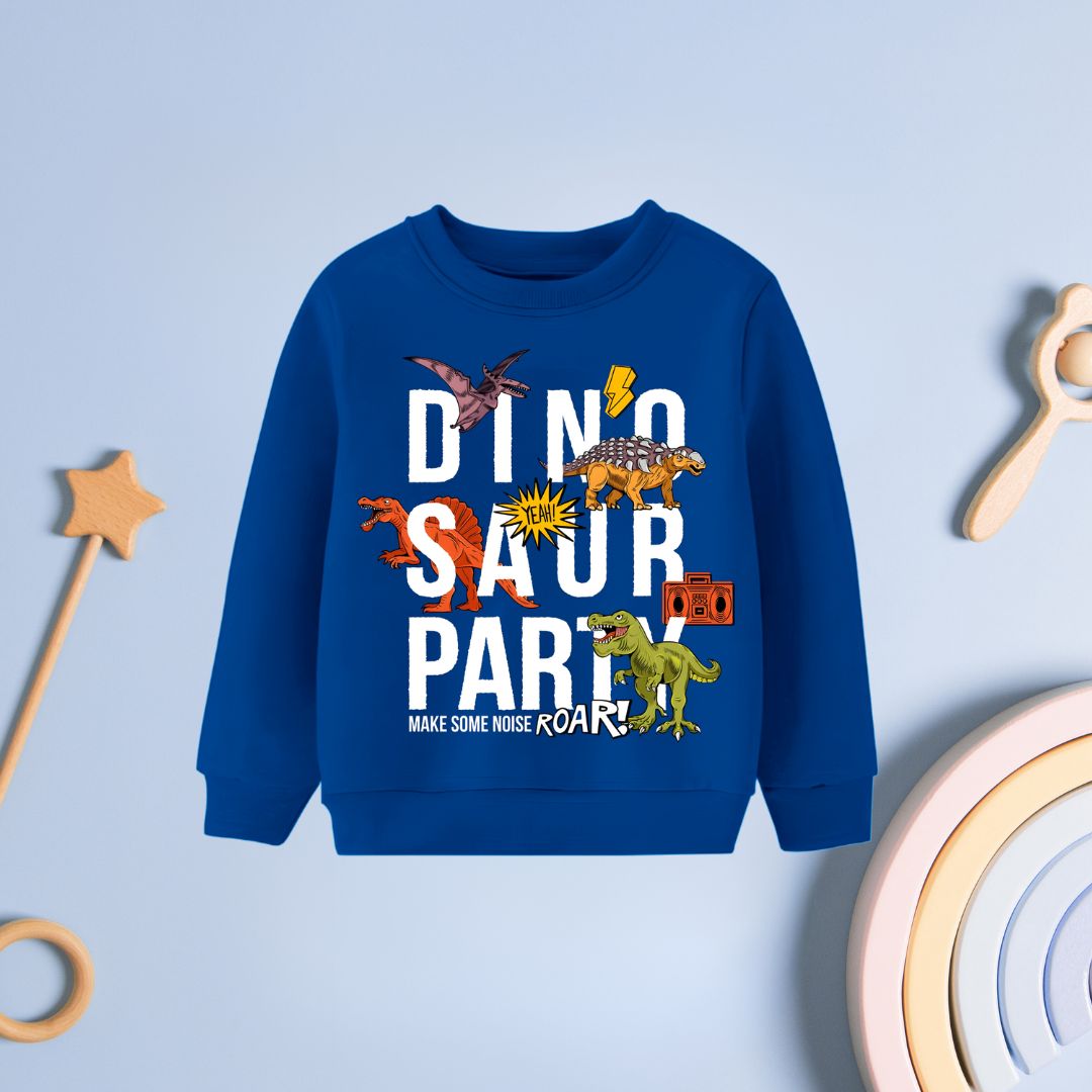 Dinosaur Party Printed sweatshirt