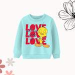 Love Duck Sky Blue sweatshirt