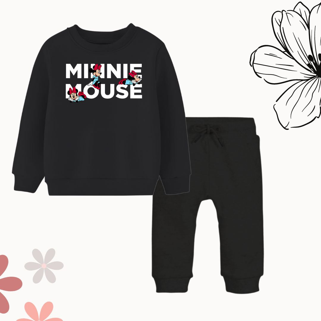 Minnie Mouse Black Track suite