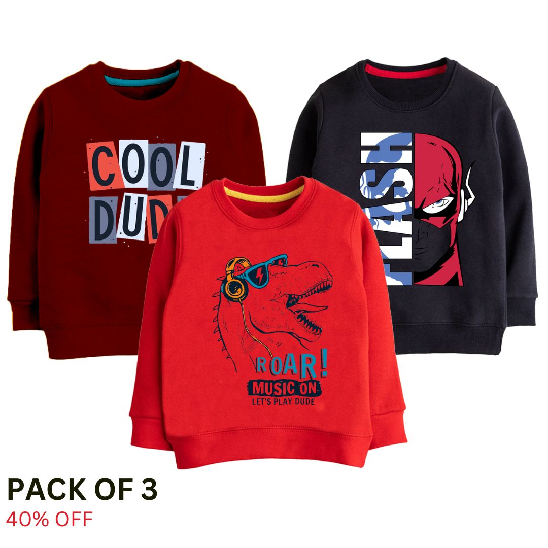 Pack of 3 sweatshirts N001
