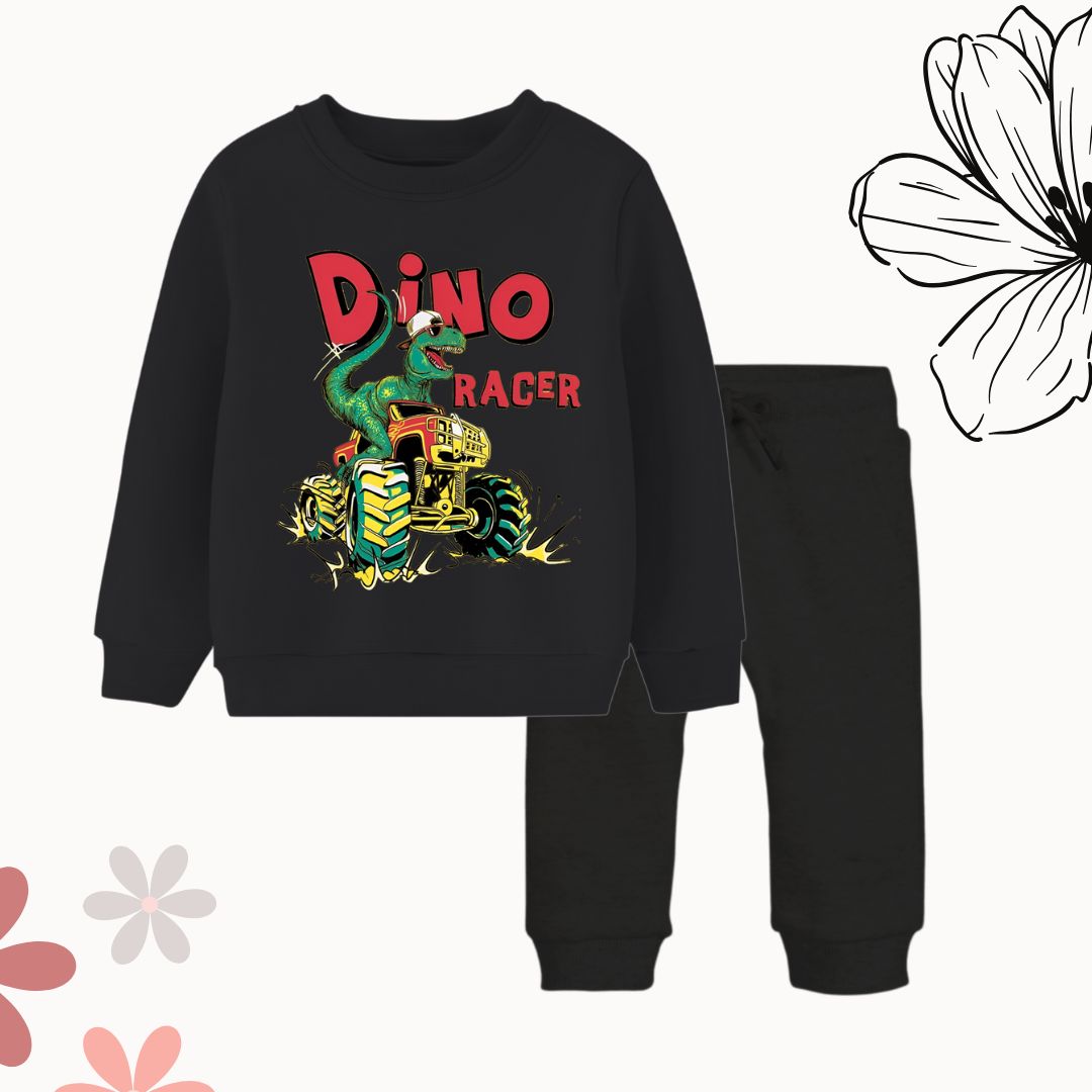 Dino Racer Black Set For kids