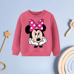 Micky Printed Pink Sweatshirt