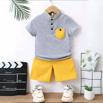 Best selling suite for Girls & Boyswith yellow border neck style