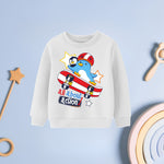 All about Action white sweatshirt