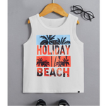 Holiday Beach White sando for boys