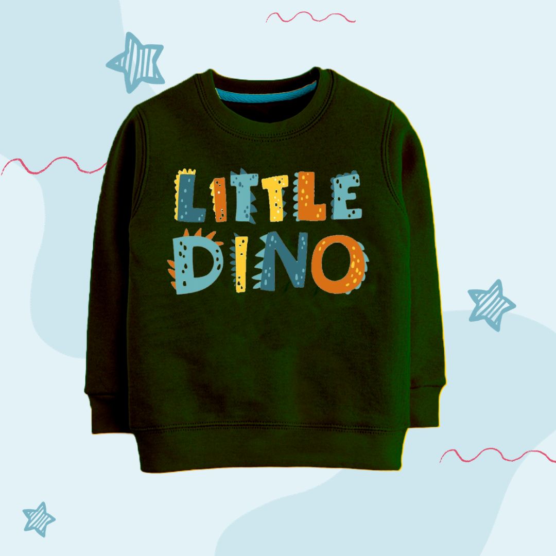 Little Dino Green sweatshirt