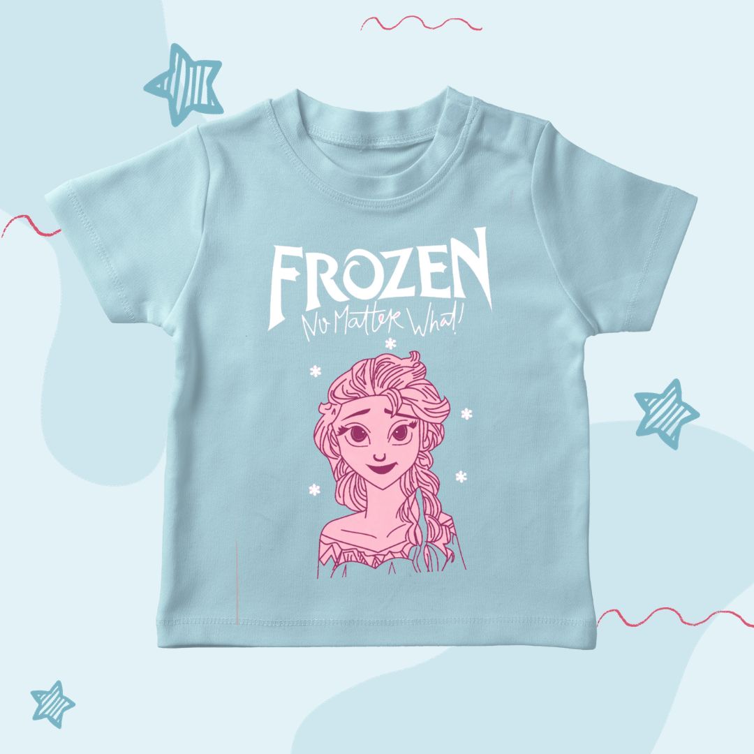Frozen Girl printed T shirt for Girls