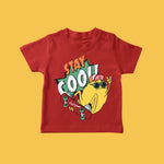 Stay Cool Printed Red T-shirt