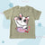 Lovely catprinted T shirt for Girls
