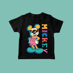 Mickey Black T-shirt for Girls