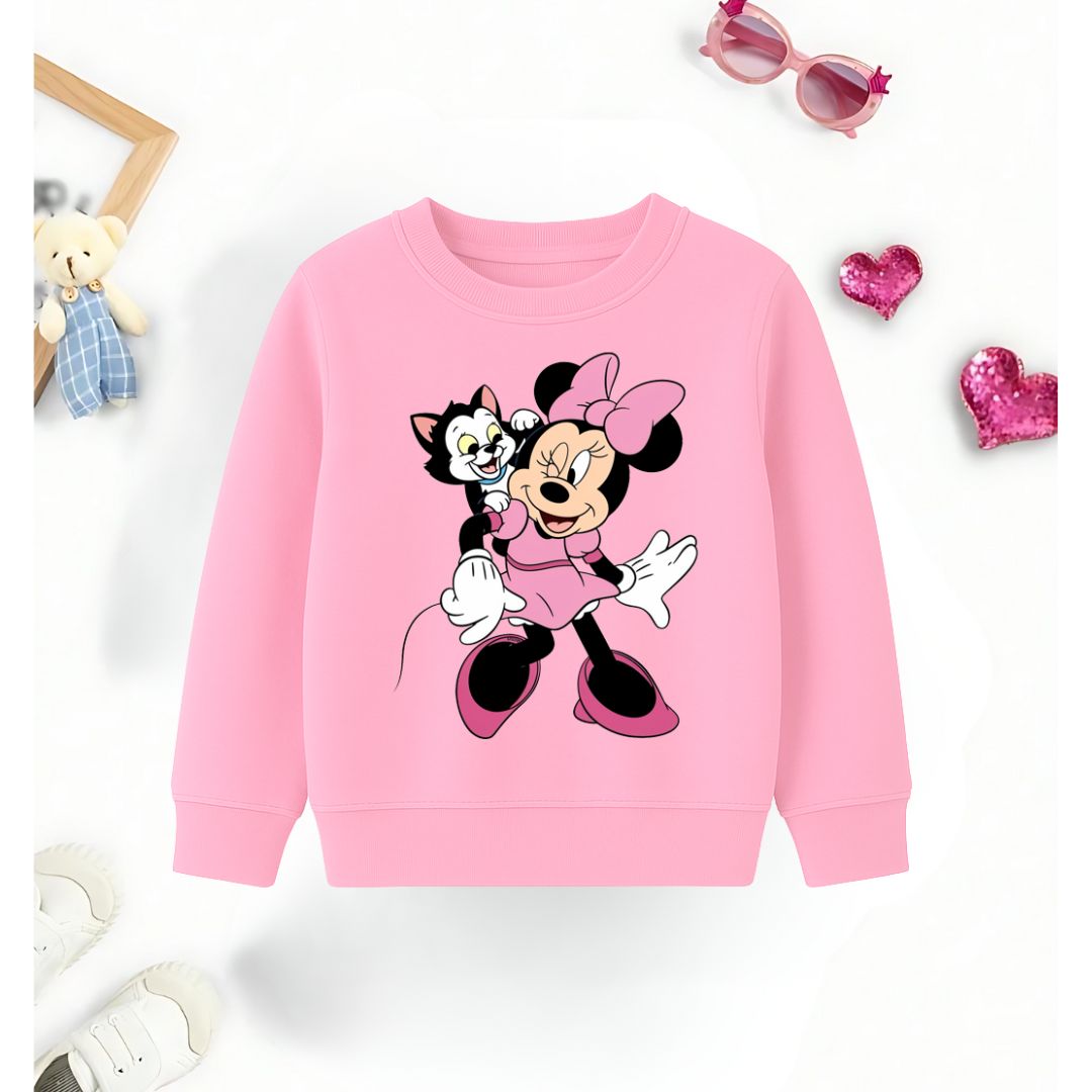 The Mickey Sweatshirt Pink For girls