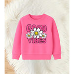 Good Vibes Pink Sweatshirt