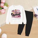 Sweat Little Princess White Suite for girls