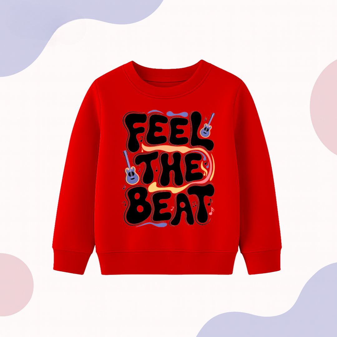 Feel The Beat red sweatshirt