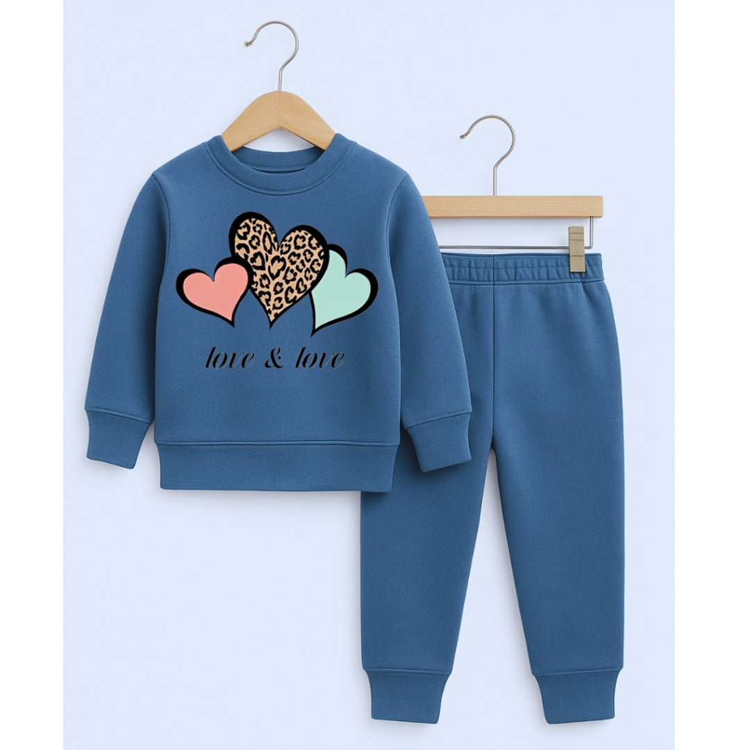 Love & Love Track suite for Girls