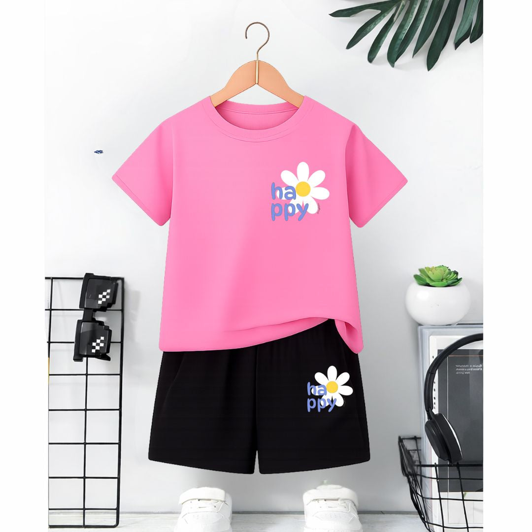 Happy Flowers Pink Nikker Set for kids