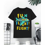 Fun Flight Black T-shirt