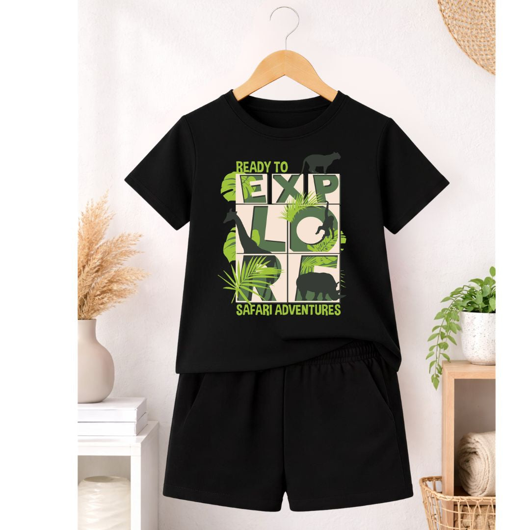 Ready to explore safari adventure black set