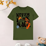 Never look Back Olive green T-shirt