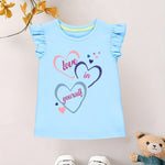 Love in yourself Sky T-shirt for girls