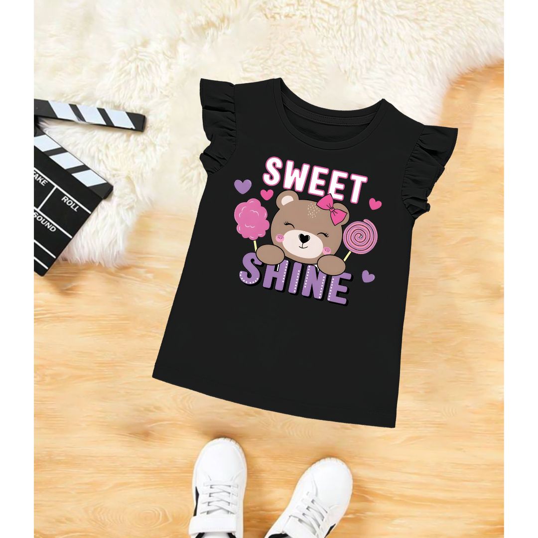 Sweat shine Bear Black girls T-shirt