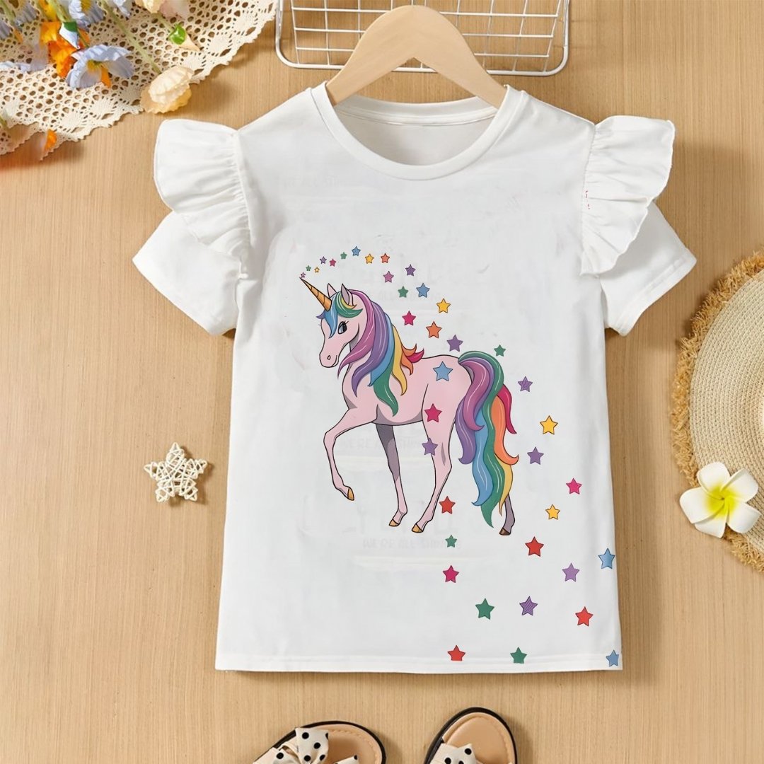 Unicorn Stars Shirt for girls