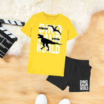 Dino Sour Printed yellow set for kids