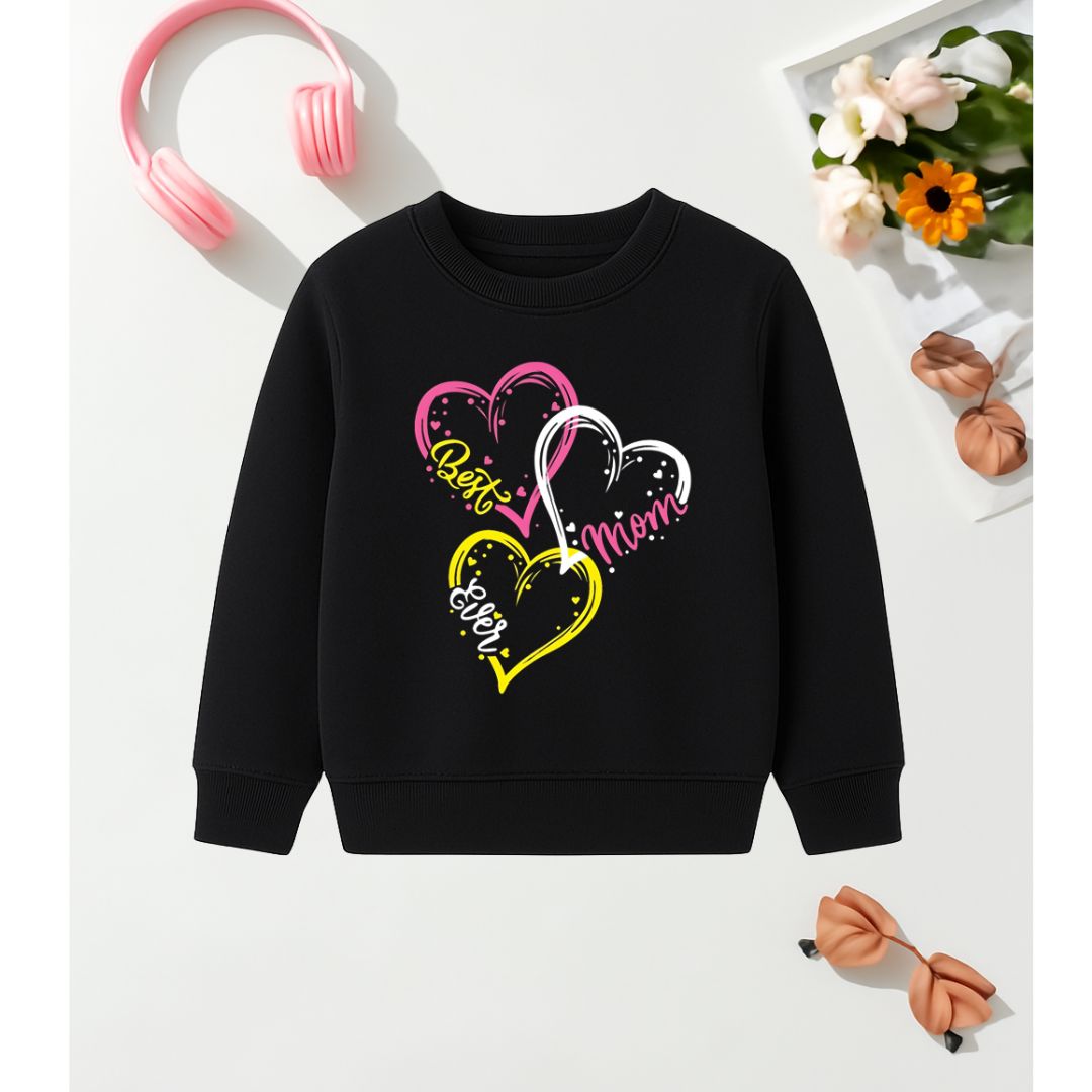 Beautiful Hearts Printed Sweathsirt