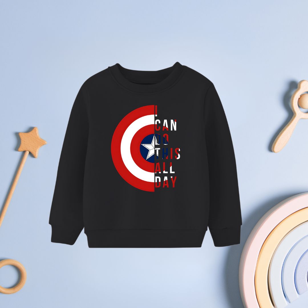 Can Do this All day printed sweatshirt