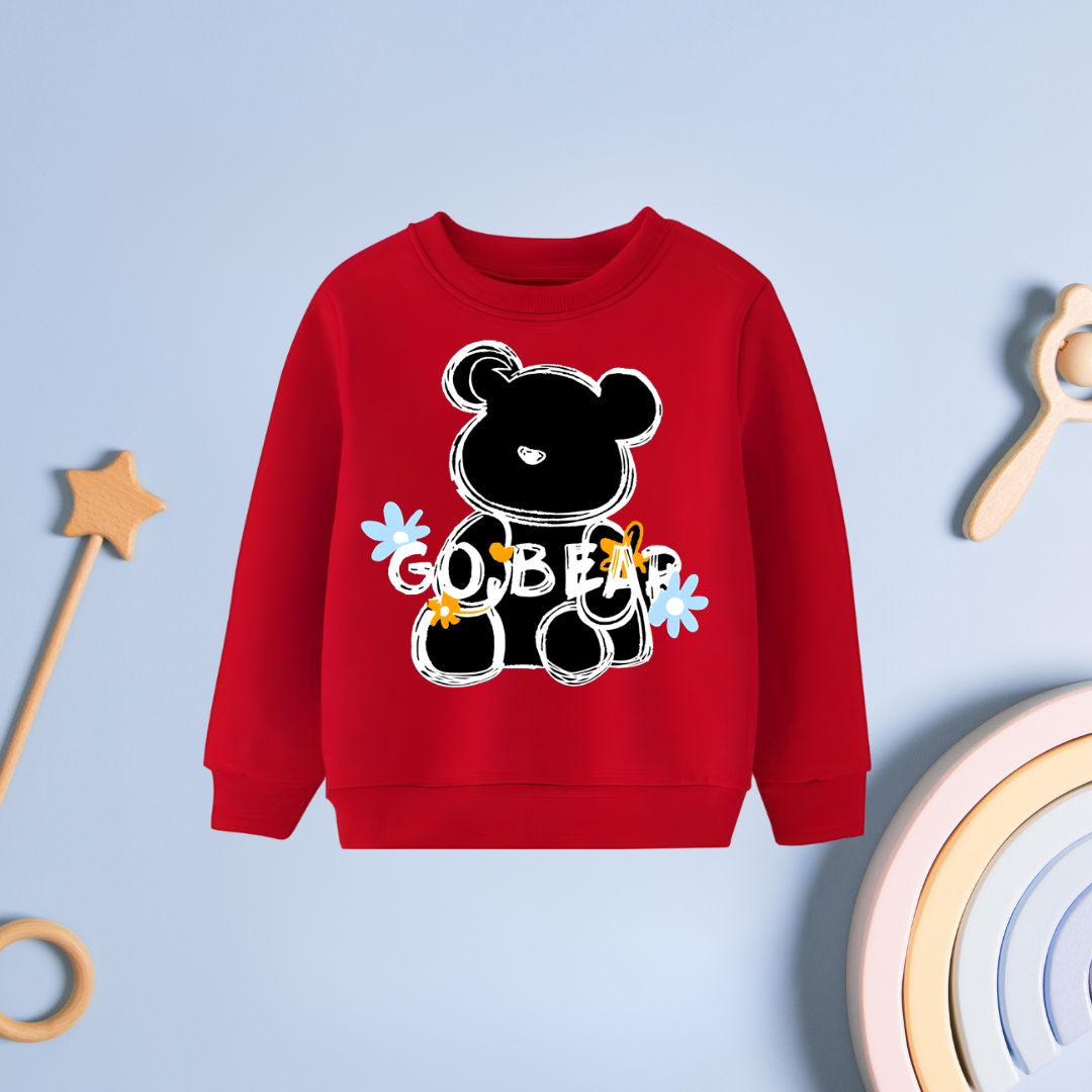 cool bear red sweatshirt