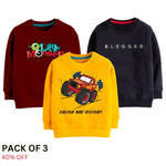 Pack of 3 sweatshirts N002