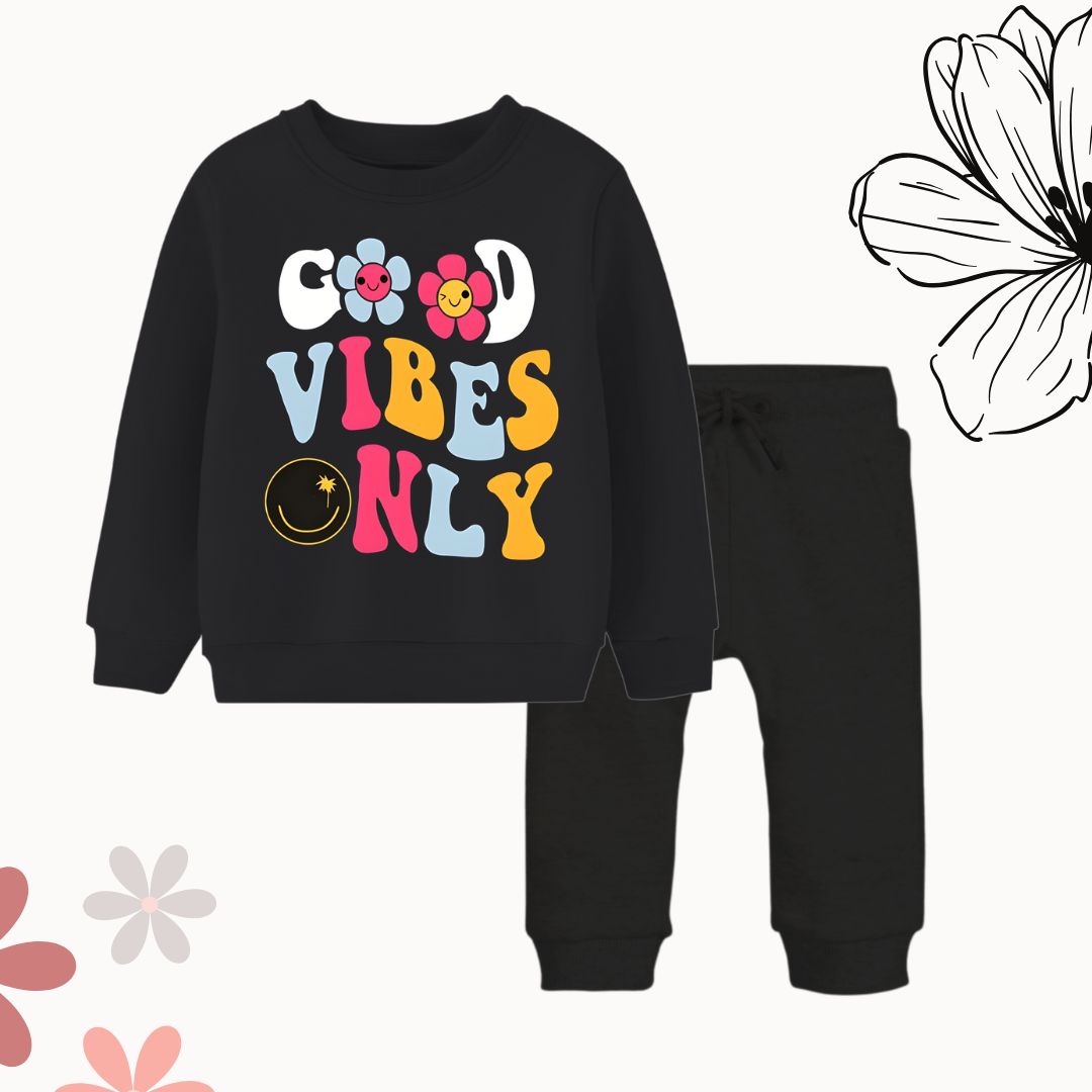 Good vibes Black Suite for kids