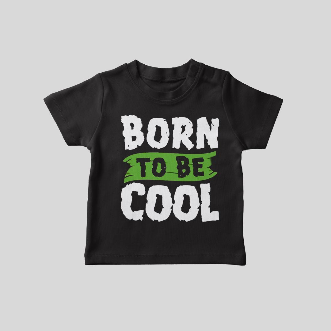 Born To be Cool Black T-shirt