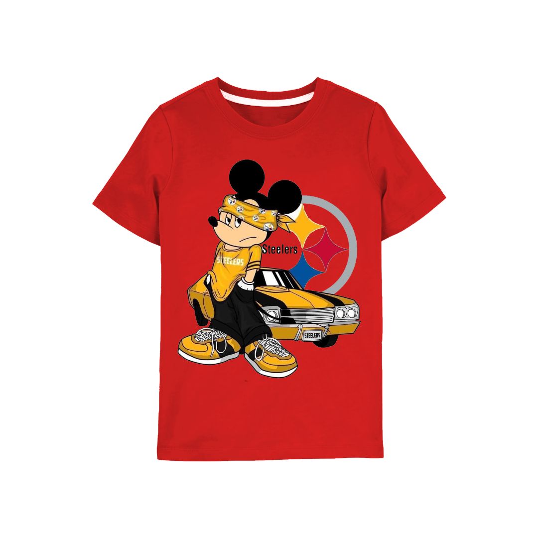 The Micky with Car RedT-shirt for girls