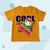 Baby love orangeprinted T-shirt