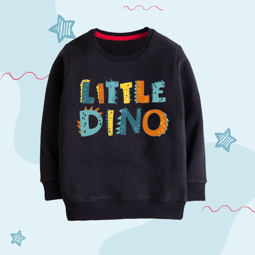 Little Dino black sweatshirt