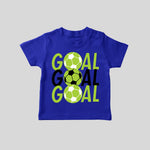 Goal Printed Royel Blue T-SHIRT