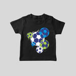 Foot ball Black T-SHIRT