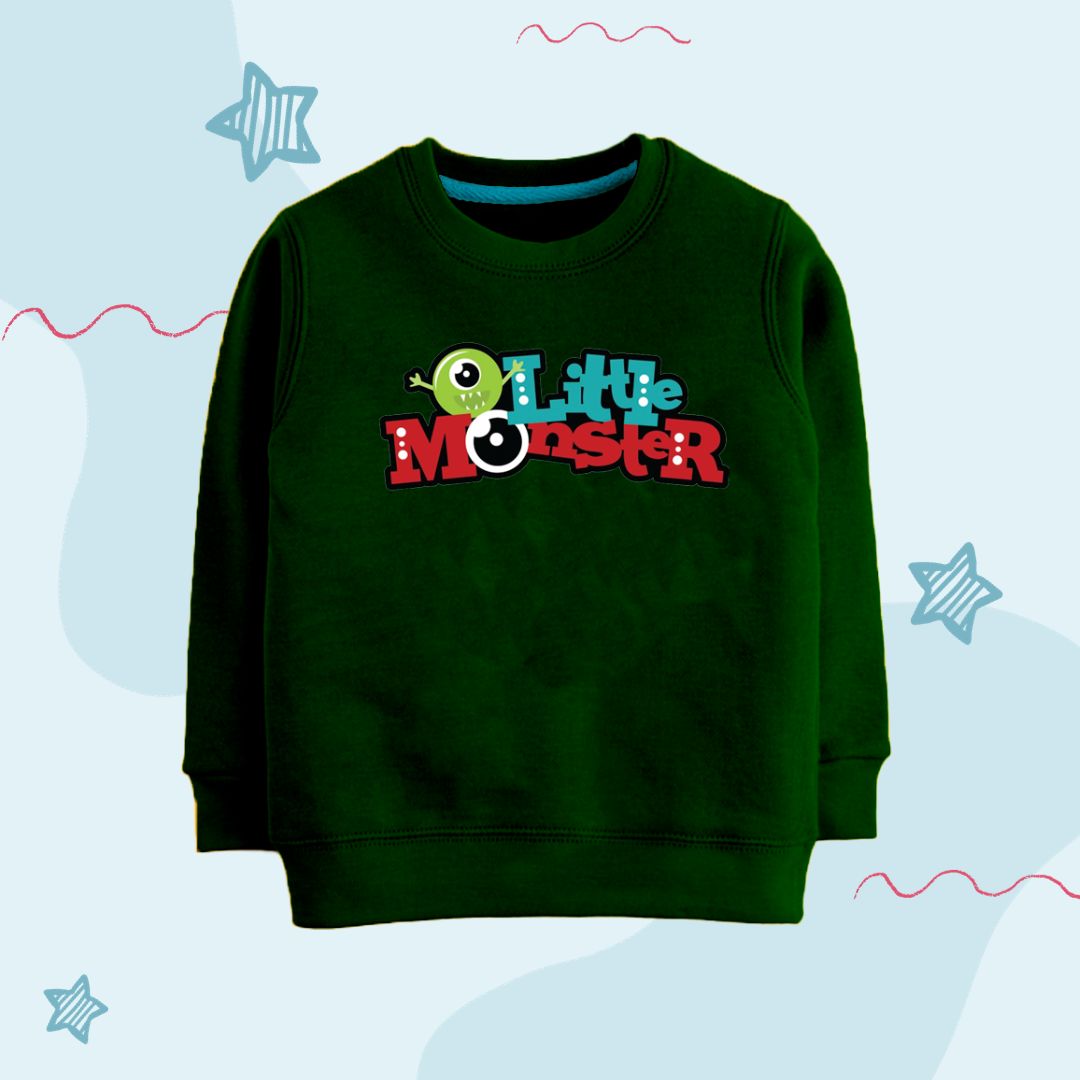 Little Monsters Green sweatshirt